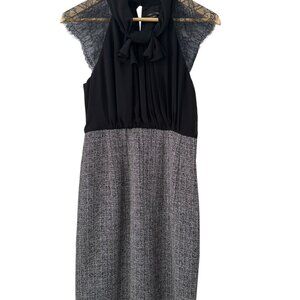 Max & Cleo High Neck Victorian Sheath Dress